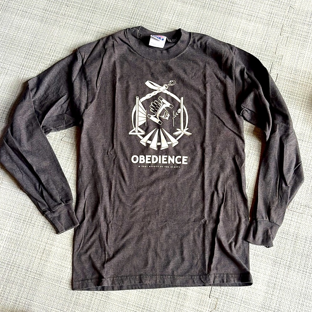 Obedience Beauty of the Beasts 2001 Vintage long sleeve t—shirt